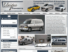 Tablet Screenshot of explorervanparts.com